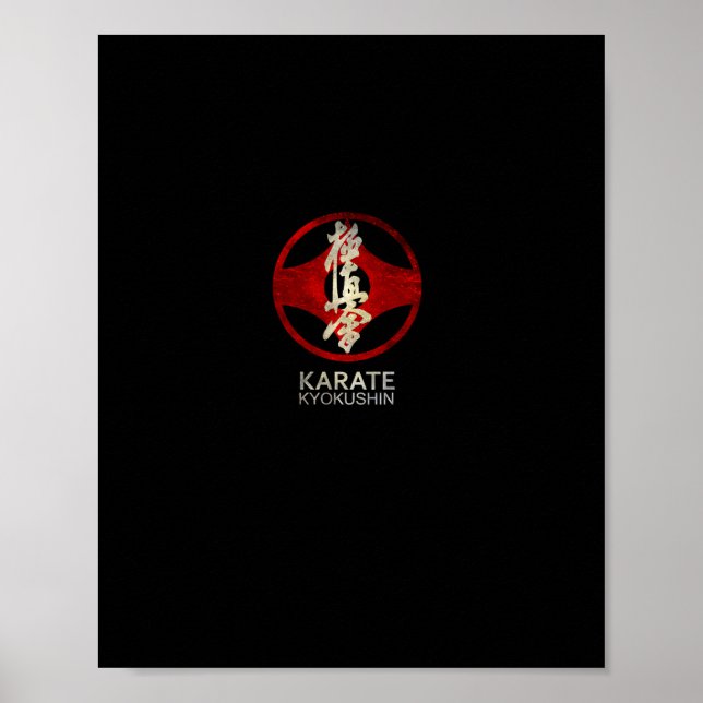Karate Kyokushin Pullover Hoodie  Poster (Front)