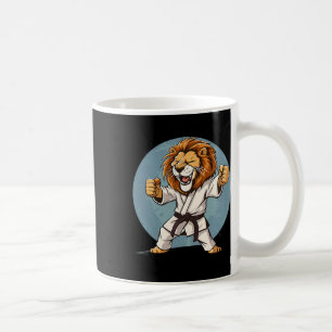 Karate Lion Kickboxing Taekwondo Jiu-jitsu Mma Mar Coffee Mug