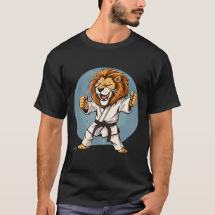 Karate Lion Kickboxing Taekwondo Jiu-jitsu Mma Mar T-Shirt