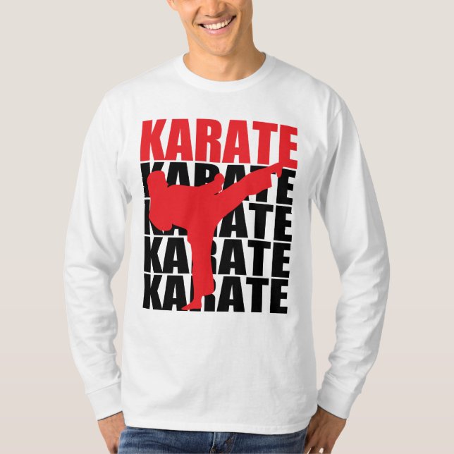 Karate Long Sleeve T-shirt (Front)