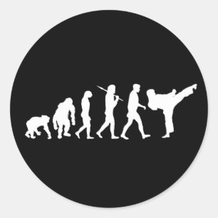 Karate lovers Dojo training gift Classic Round Sticker
