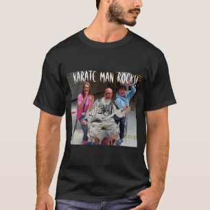 Karate Man Rocks T Shirt