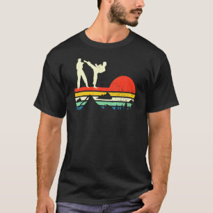 Karate Martial Art Sports Retro Vintage Distressed T-Shirt