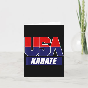 Karate Martial Arts 2021 USA Team Card
