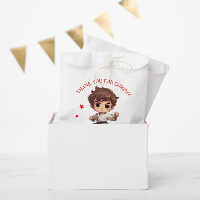 Karate Martial Arts Birthday Party Favour Bags (Party)