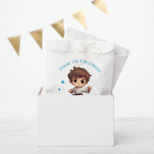 Karate Martial Arts Birthday Party Favour Bags (Party)