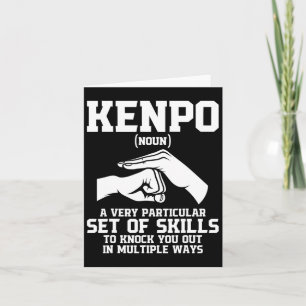 Karate Martial Arts Black Belt Comt Sports Fighter Card