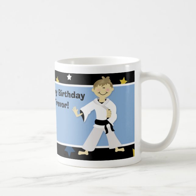 KARATE MARTIAL ARTS BOY Photo Mug (Right)