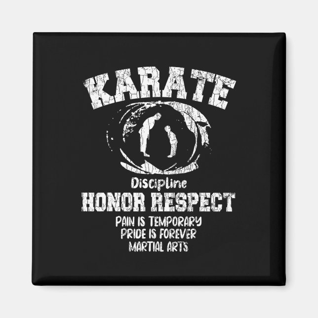 Karate Martial Arts Definition Funny Black Belt Gr Magnet (Front)