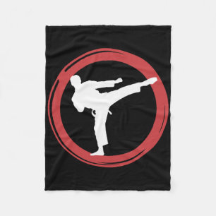 Karate Martial Arts Essence Fleece Blanket