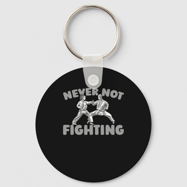 Karate Martial Arts Fighter - Karate 1  Key Ring (Front)