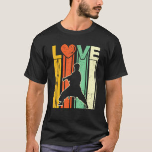Karate Martial Arts Love Retro Vintage Distressed T-Shirt