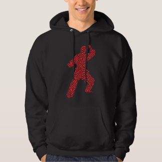 Karate Martial Arts Lover Heart Shape Karate Valen Hoodie