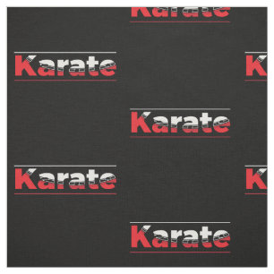 Karate Martial Arts Red Fabric