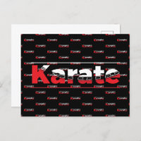 Karate Martial Arts Red