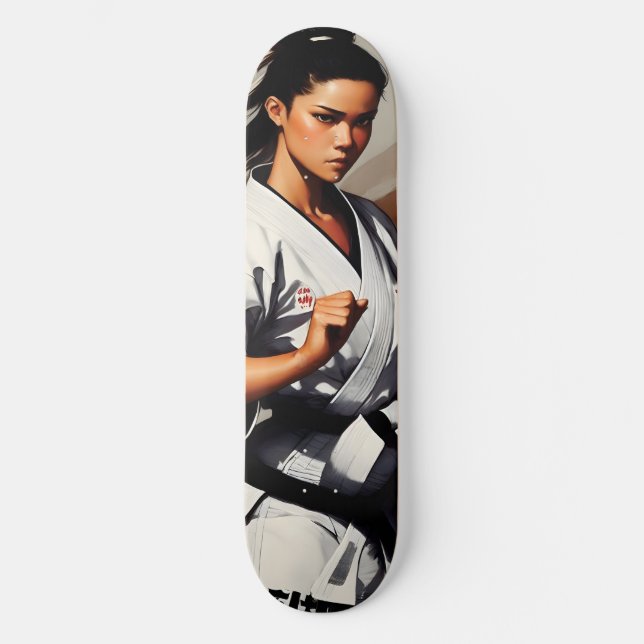 Karate, Martial Arts  Skateboard (Front)