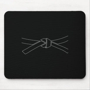 Karate Martial Arts Taekwondo Black Belt Kickboxin Mouse Pad