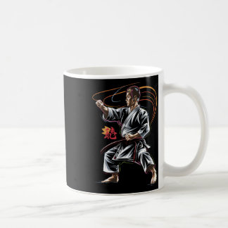 Karate Master In Action For Martial Arts Fans Coffee Mug