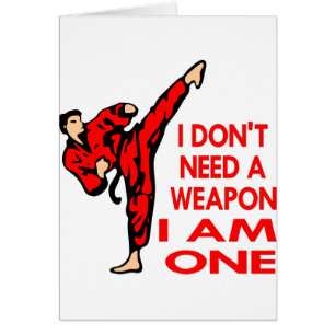 Karate, MMA, I AM A Weapon