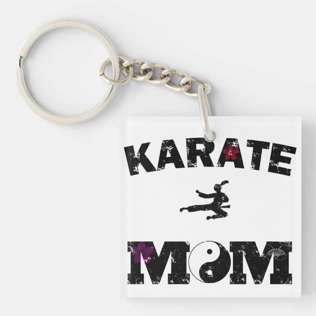 Karate MOM Key Ring (Front)