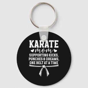 Karate Mum Karate Mama Best Karate Mother  Key Ring