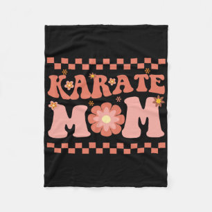Karate Mum Karate Player Martial Art Lover Karate  Fleece Blanket