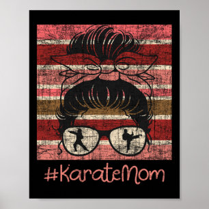 Karate Mum - Karateka Martial Arts Self Defence  Poster