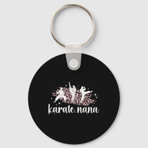 Karate Nana Leopard Karate Nana Grandma  Key Ring