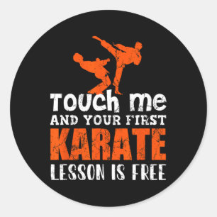 Karate Outfit Karate Karate For Kids Karate Rankbe Classic Round Sticker
