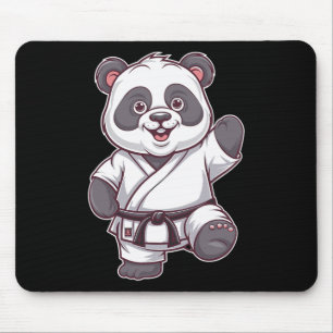 Karate Panda Martial Arts Panda For A Panda Fans Mouse Pad
