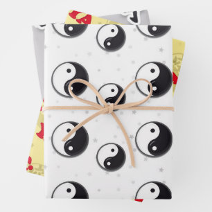 Karate Pattern Wrapping Paper Sheet