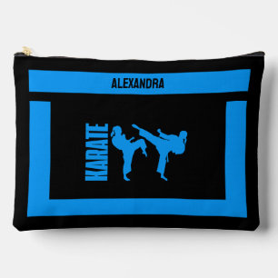 Karate Player Girl, Birthday Gift, Women Karate Accessory Pouch
