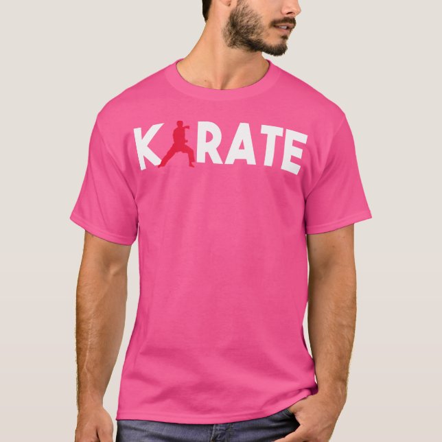 Karate Player Shirt Karate Love-R Gift (Front)