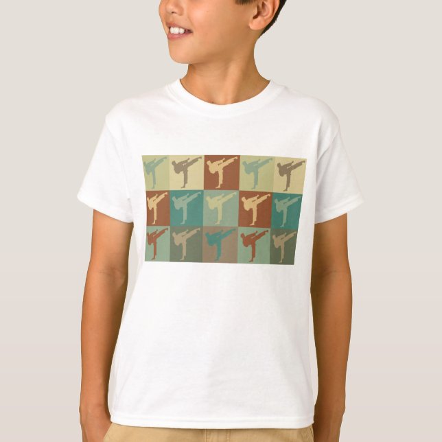 Karate Pop Art T-Shirt (Front)