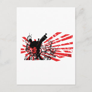 Karate Postcard