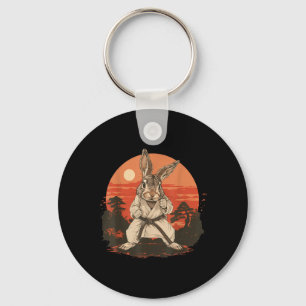 Karate Rabbit Motif Taekwondo Jiu-Jitsu MMA Cute Key Ring