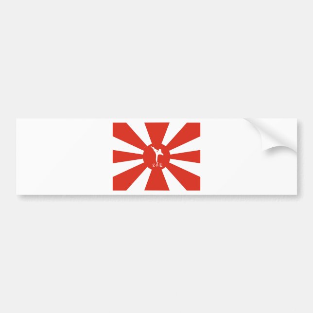 Karate Rays Bumper Sticker (Front)