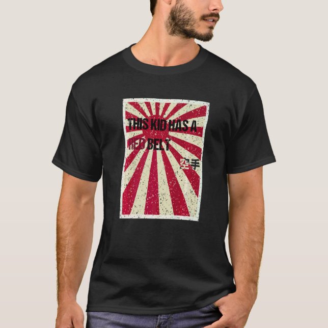 Karate Red Belt Youth T-Shirt (Front)