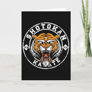Karate Retro Shotokan Vintage Gift Fan Of Karate Card