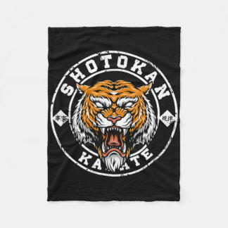 Karate Retro Shotokan Vintage Gift Fan Of Karate Fleece Blanket