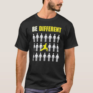 Karate Rider Be Different Inspiration T-Shirt