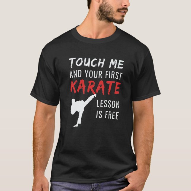 Karate   Self Defence T-Shirt (Front)