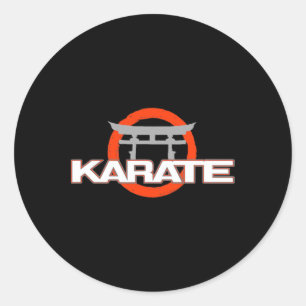 Karate Shinto Shrine Zen Classic Round Sticker