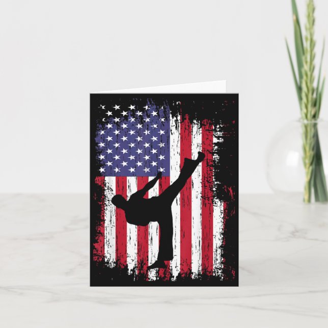 Karate Shirt - Funny Taekwondo Card (Front)