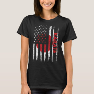 Karate Shirt Martial Arts Gift Japanese Flag