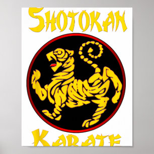 Karate Shotokan Tiger Martial Arts  Poster
