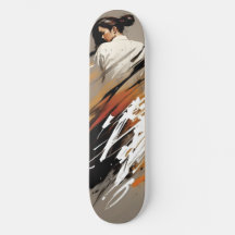Karate Skateboards, Abstract, Minimalist 