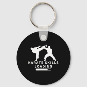 Karate Skills Loading Funny Karateka  Key Ring