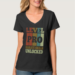 Karate Skills Pro Unlocked Vintage Style Unique T-Shirt