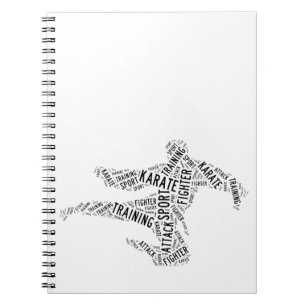 Karate Spiral Notebook